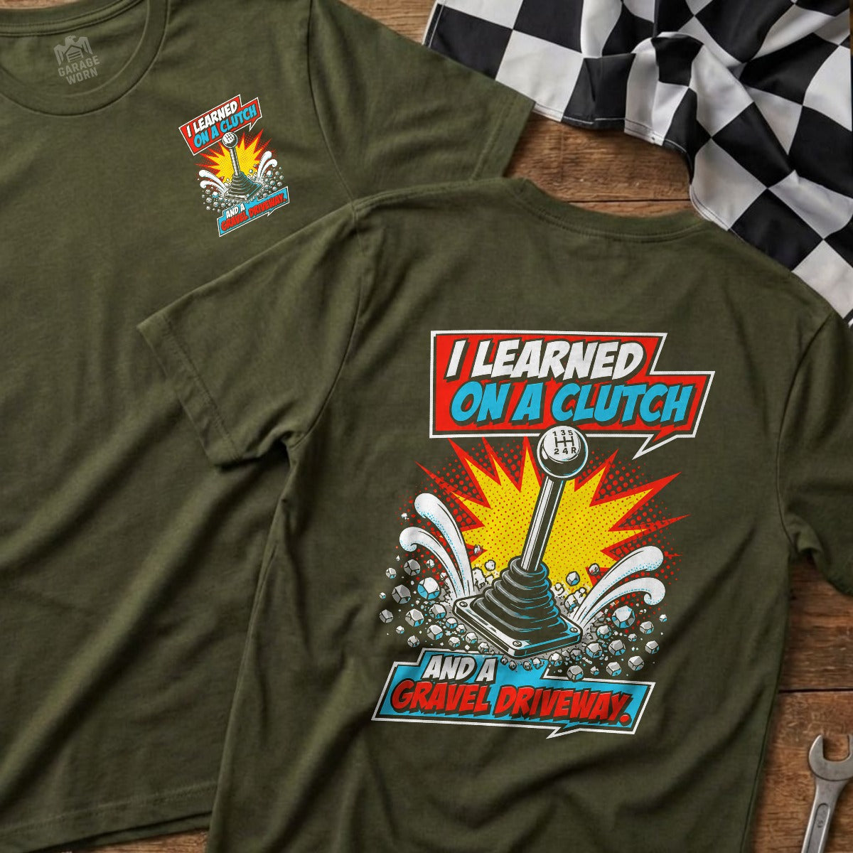 Military Green | Front & Back