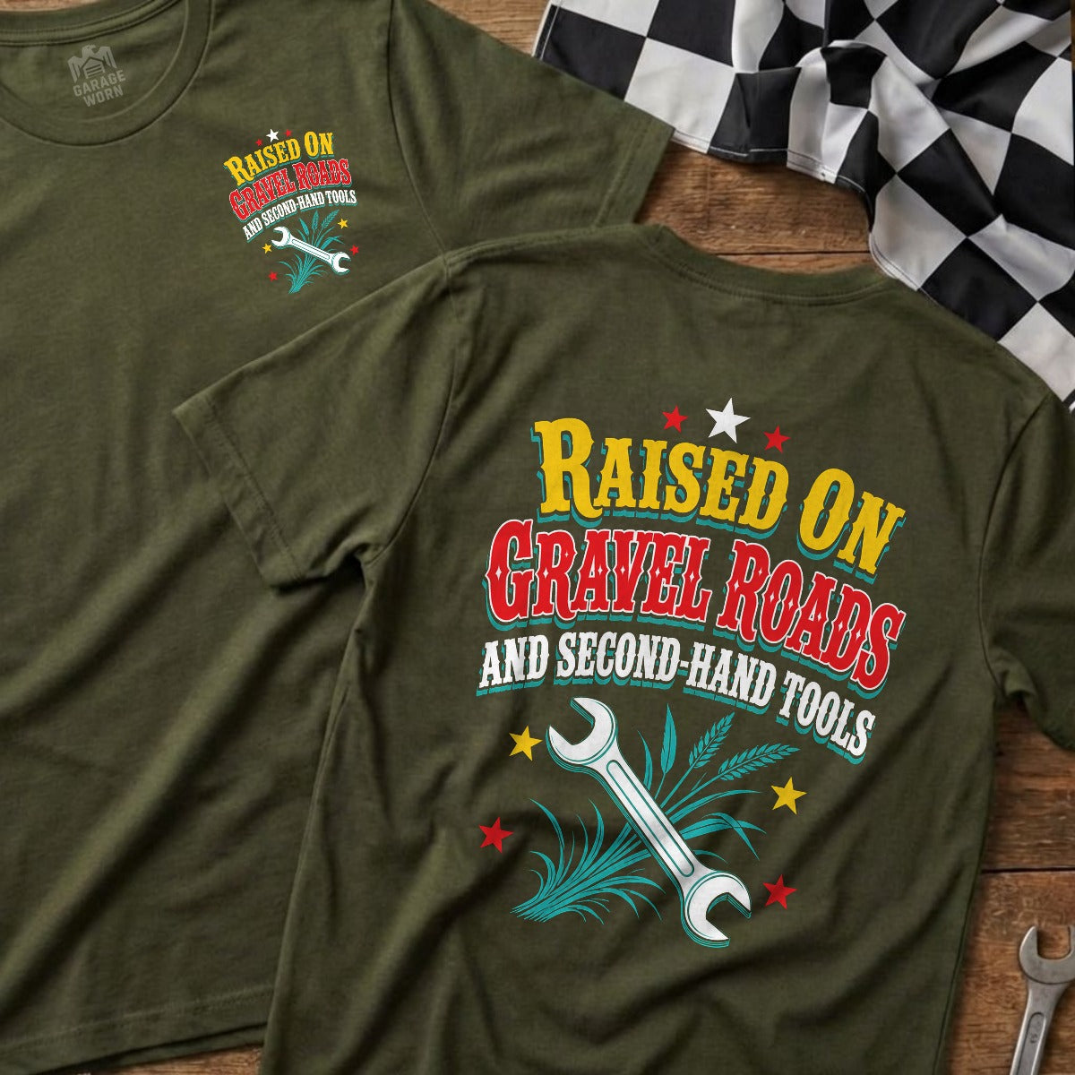 Military Green | Front & Back
