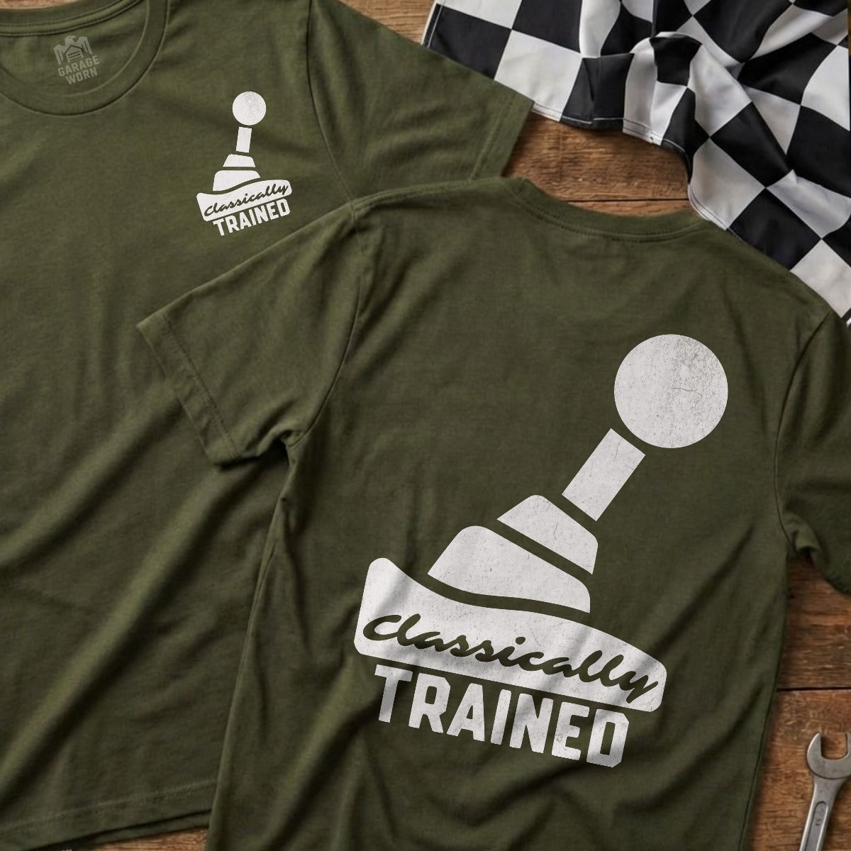 Military Green | Left Chest + Back