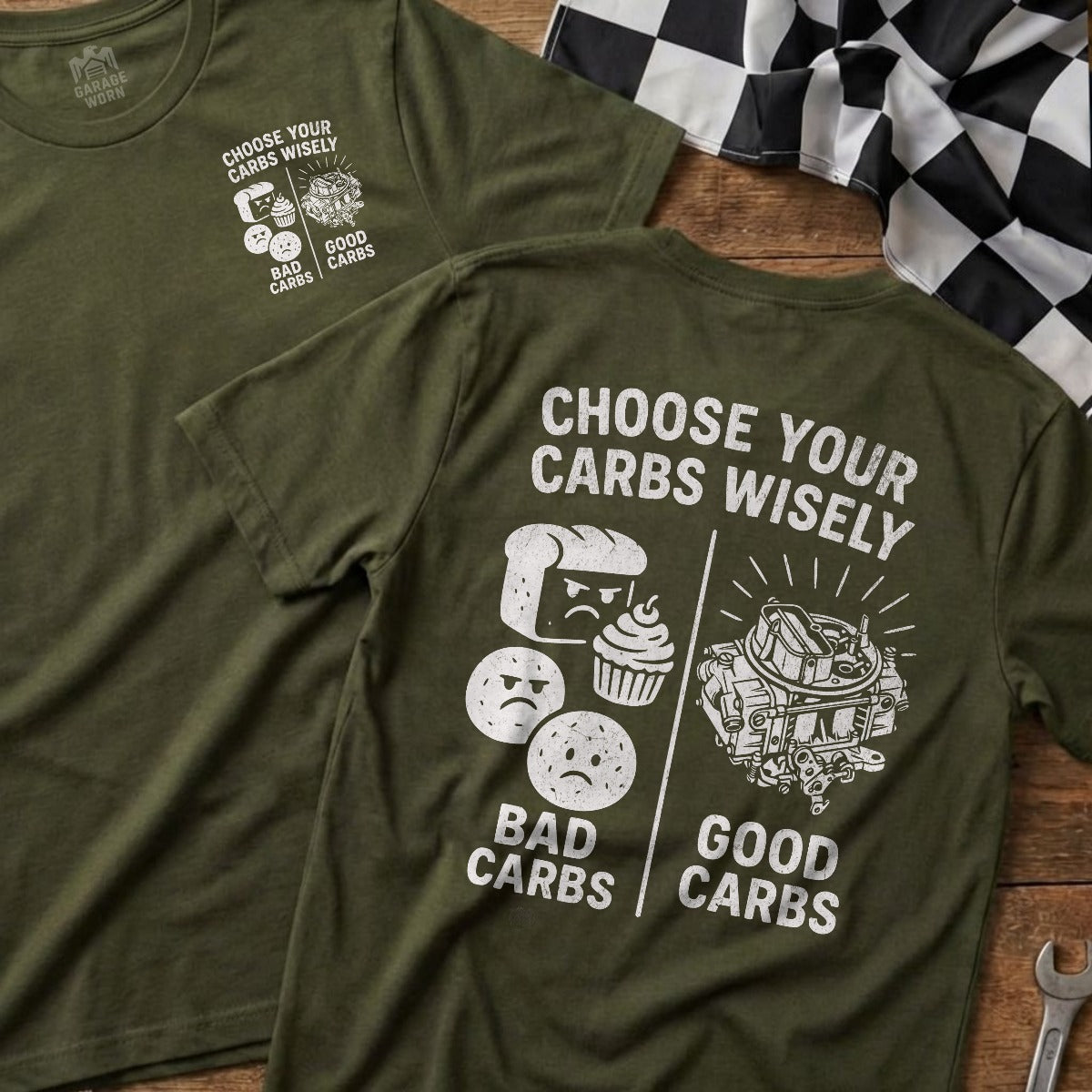 Military Green | Front & Back