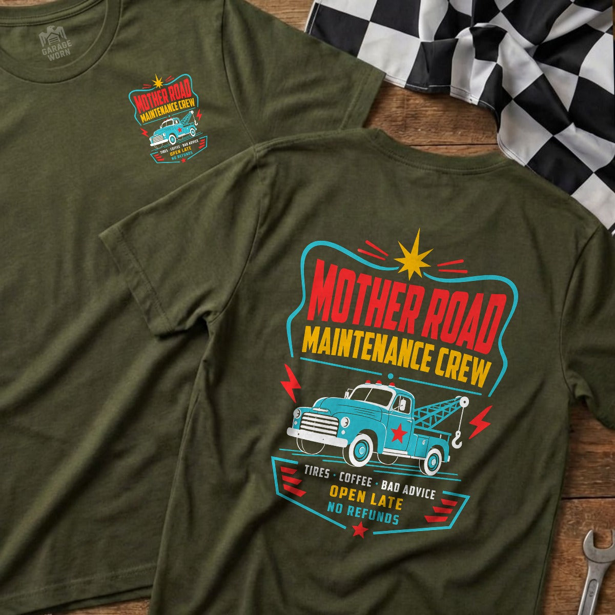 Military Green | Front & Back