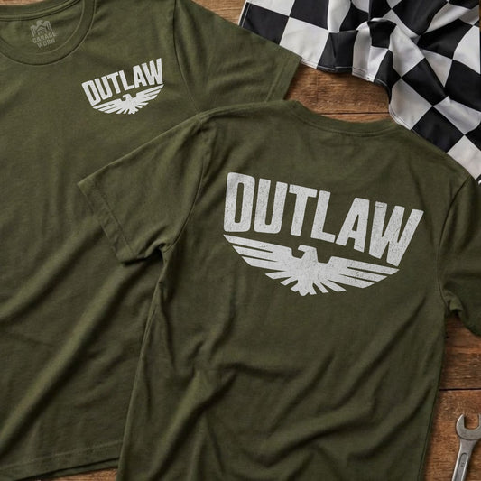 Military Green | Left Chest + Back