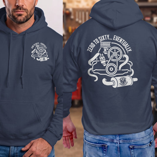 Navy | Left Chest + Back