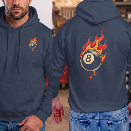 Navy | Left Chest + Back