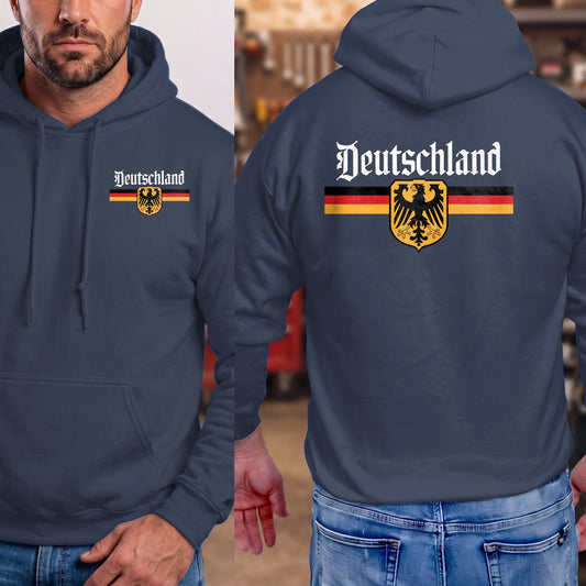 Navy | Left Chest + Back