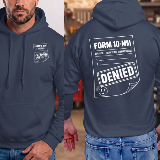 Navy | Left Chest + Back