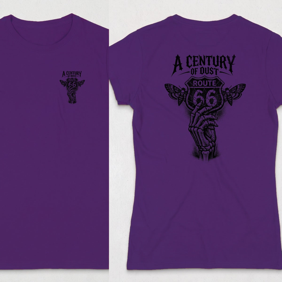 Purple | Left Chest + Back
