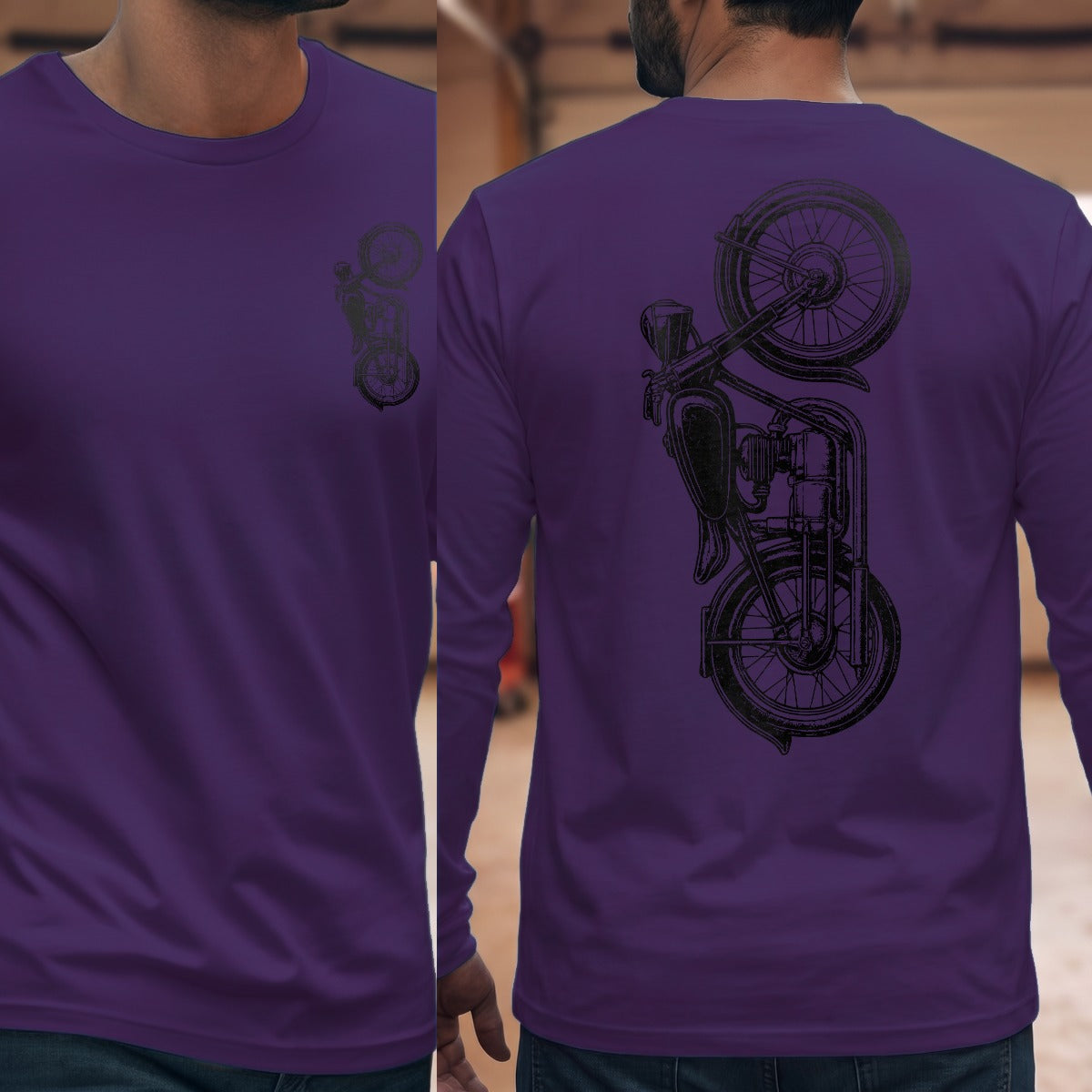 Purple | Front & Back