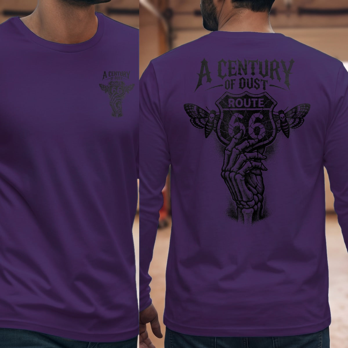 Purple | Front & Back