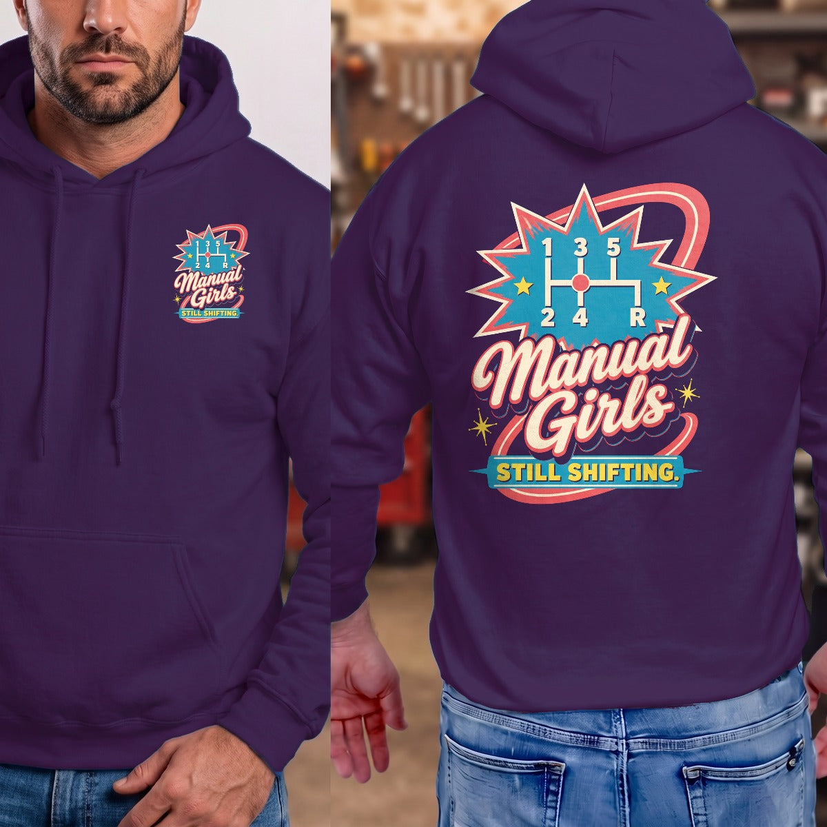 Purple | Front & Back