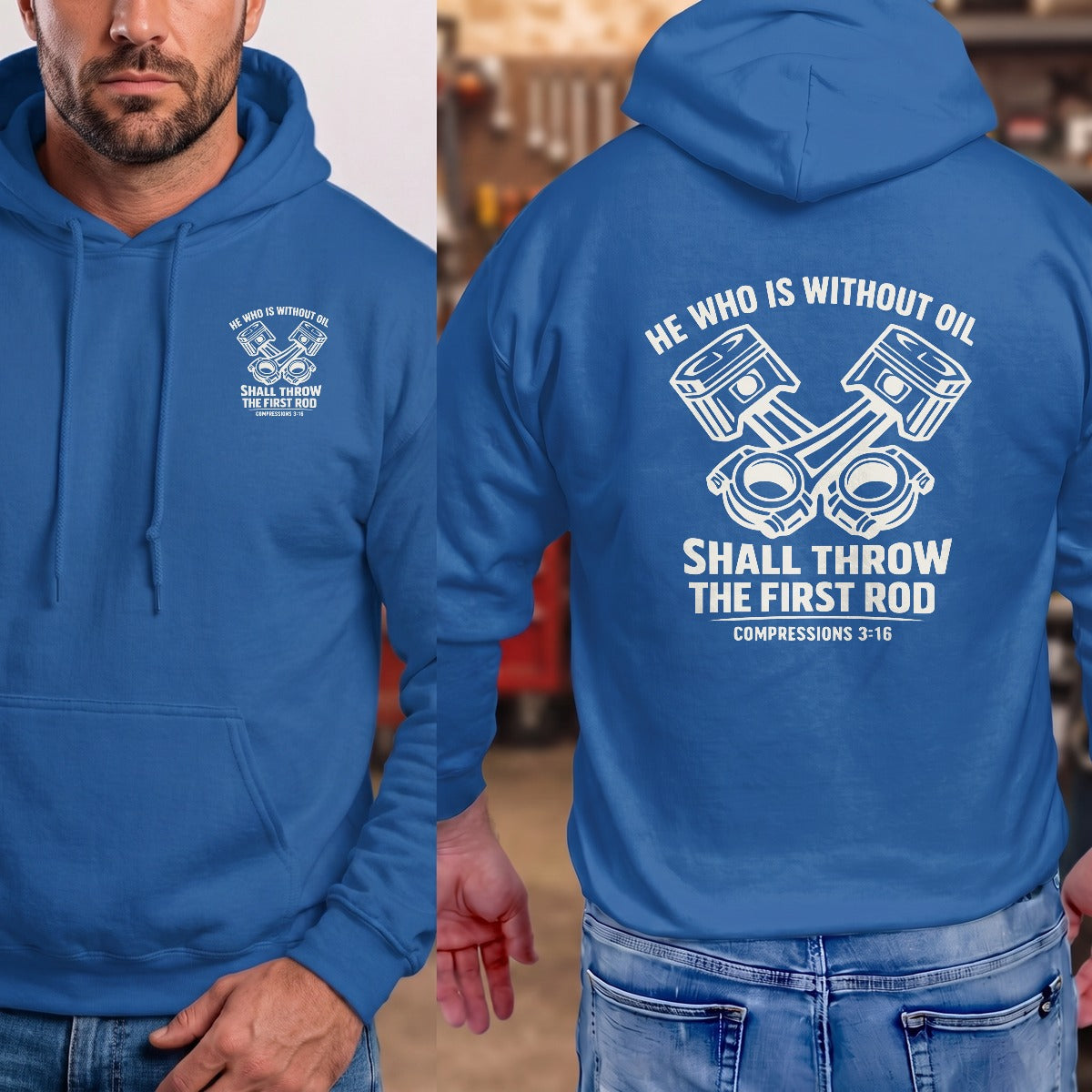 Royal | Left Chest + Back