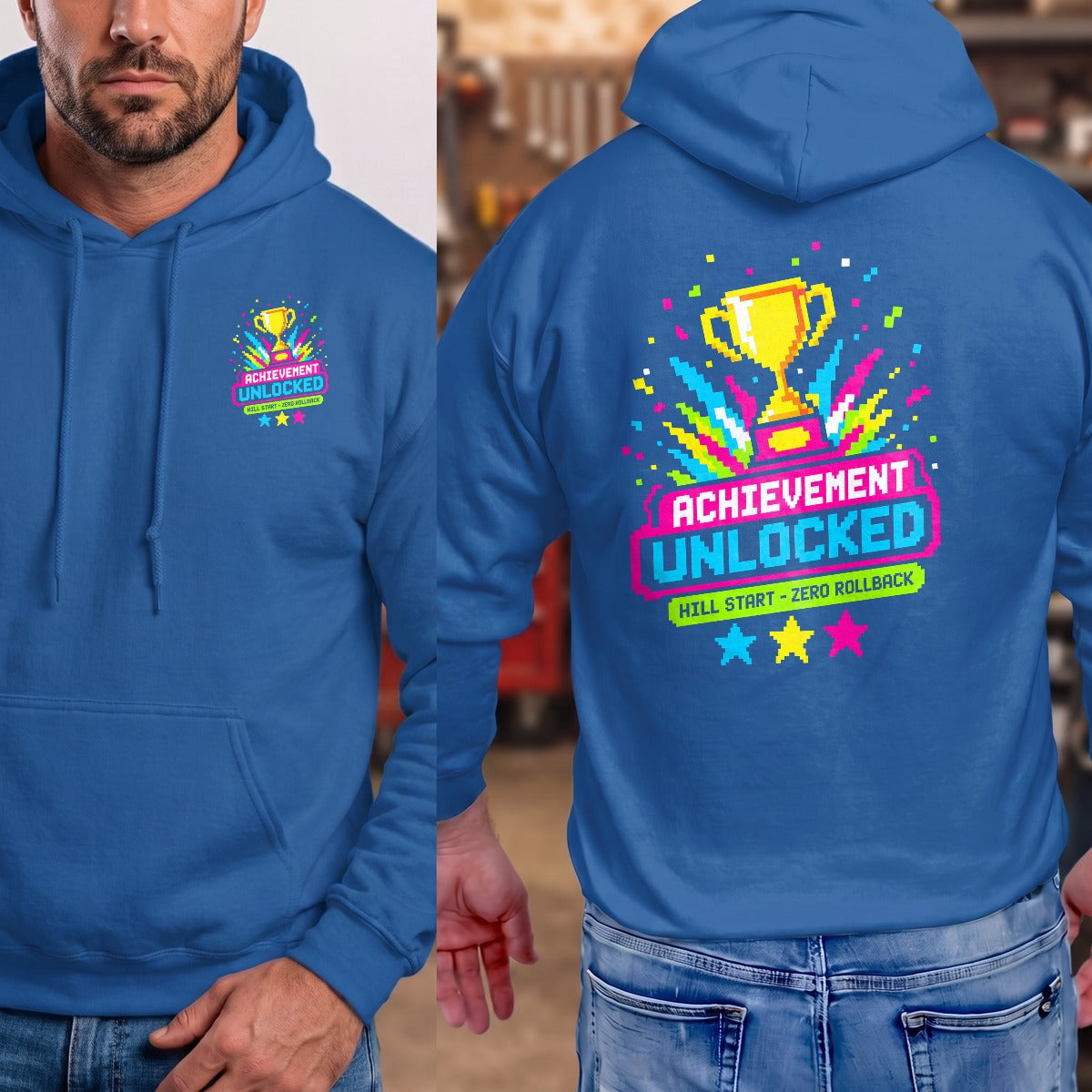 Royal | Left Chest + Back