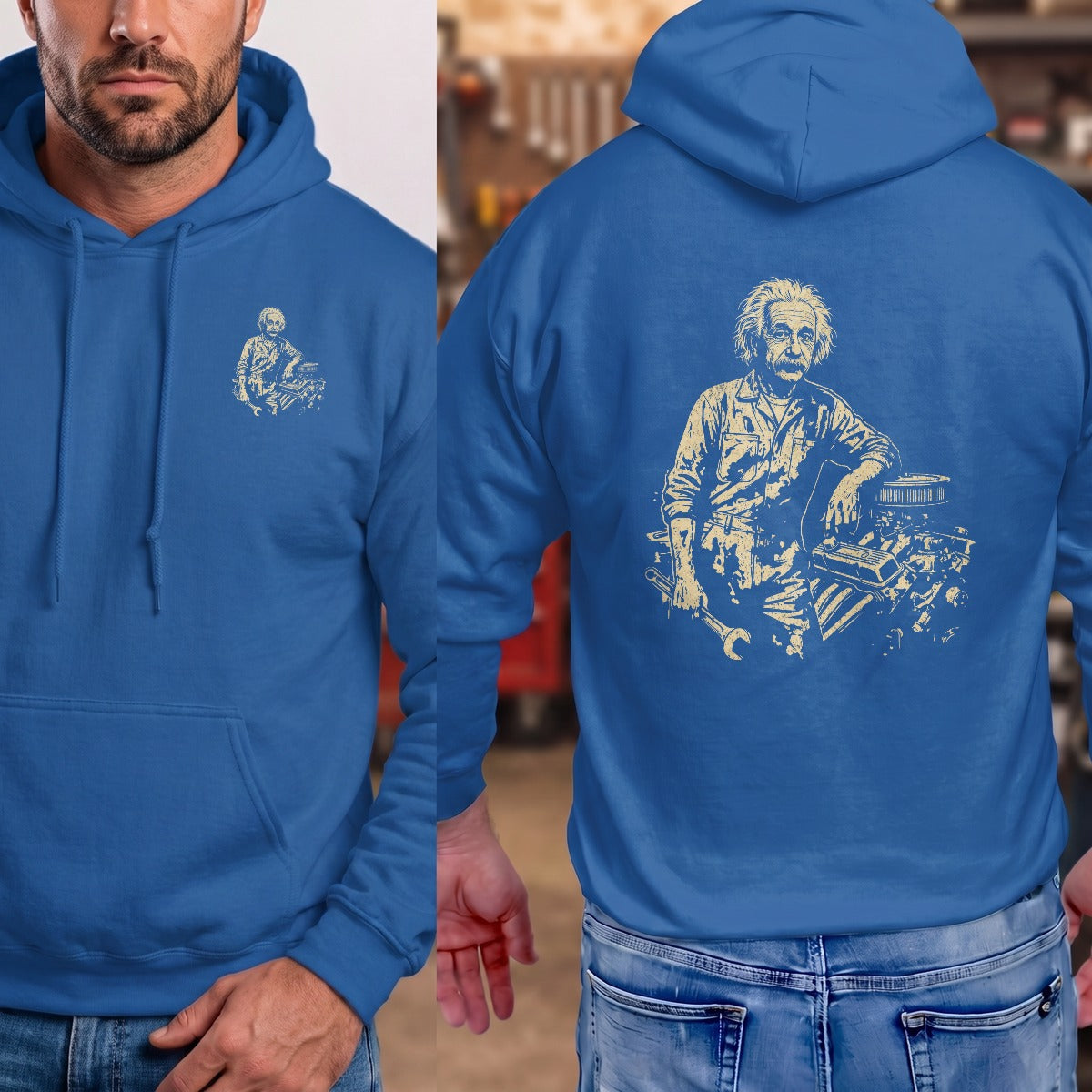 Royal | Left Chest + Back