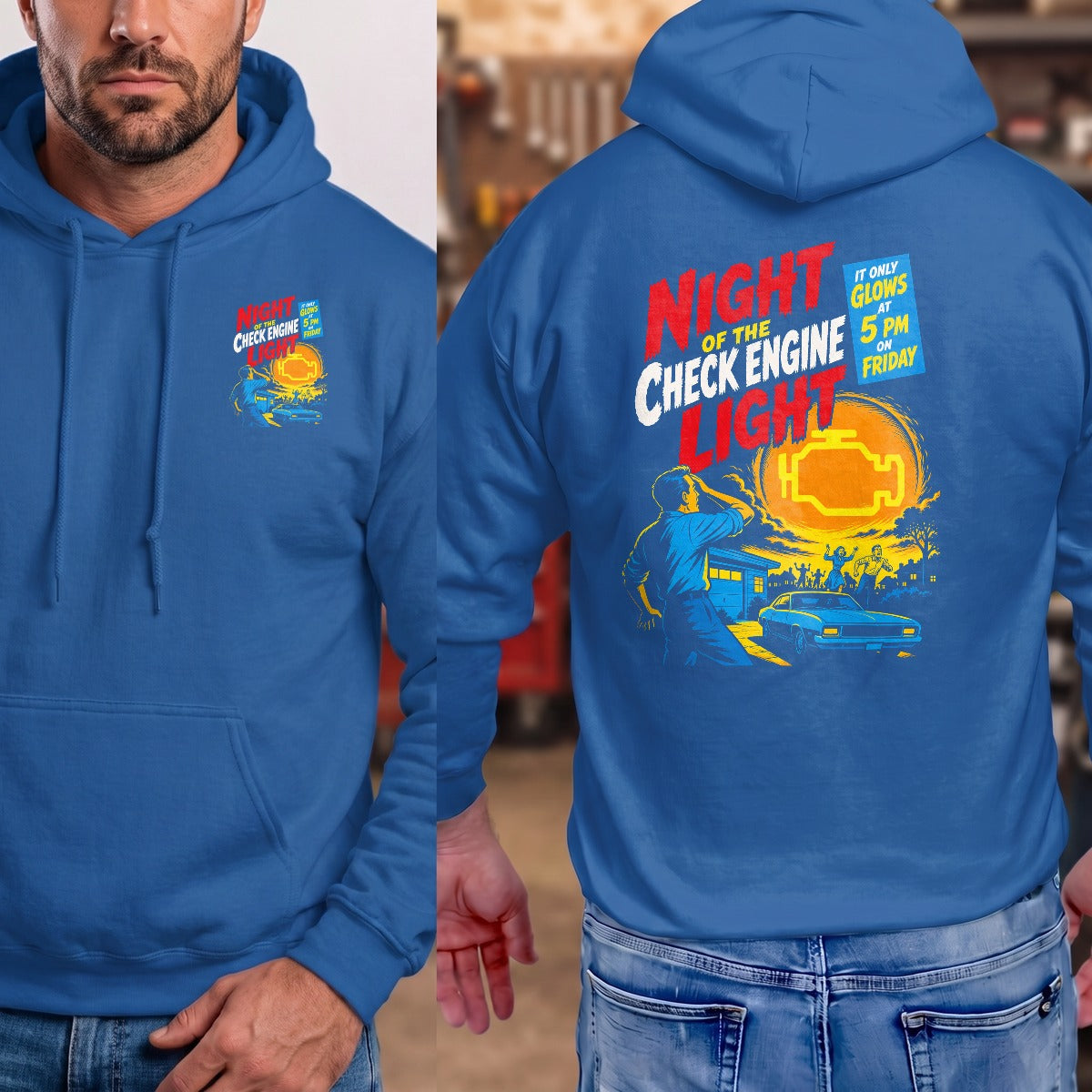 Royal | Left Chest + Back