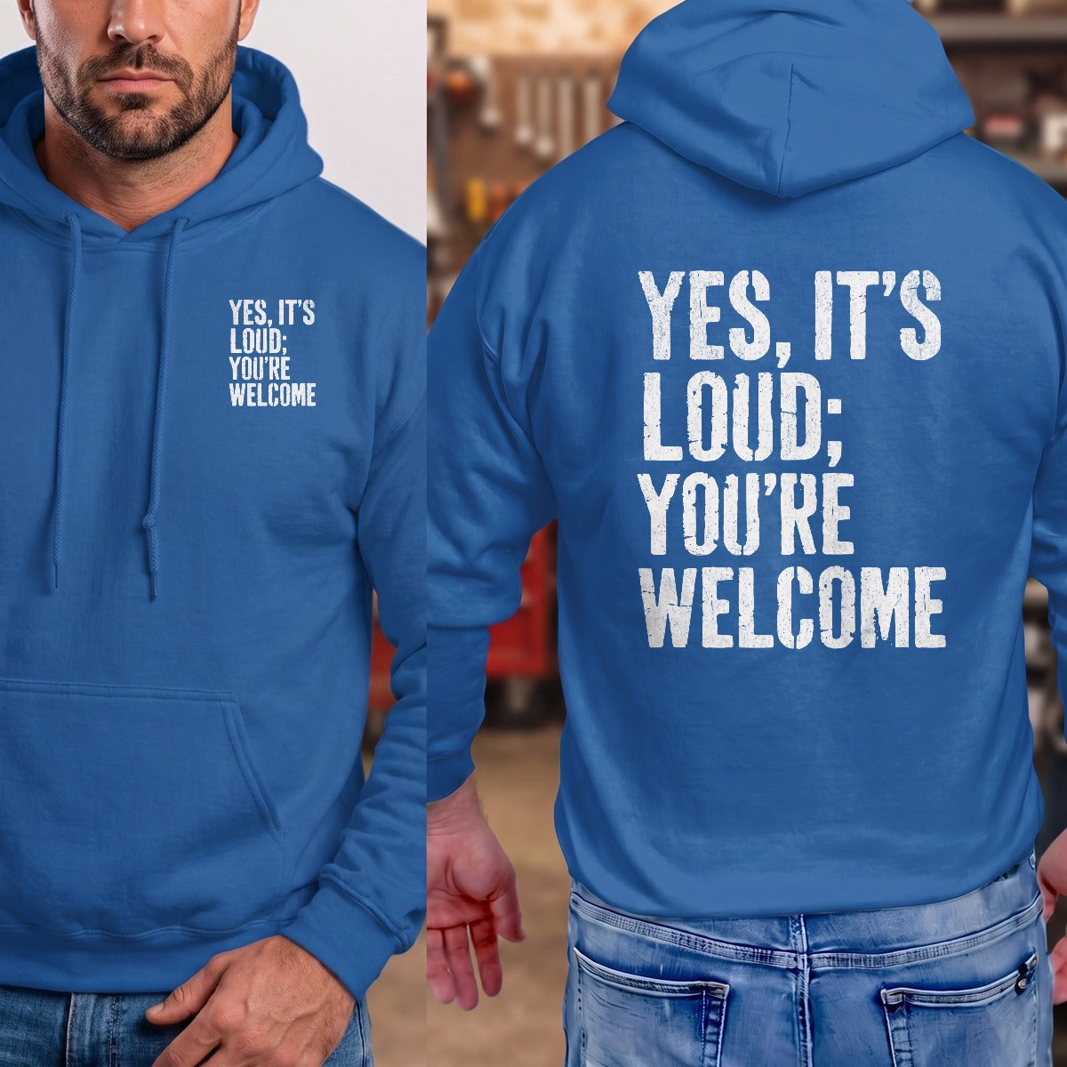 Royal | Left Chest + Back