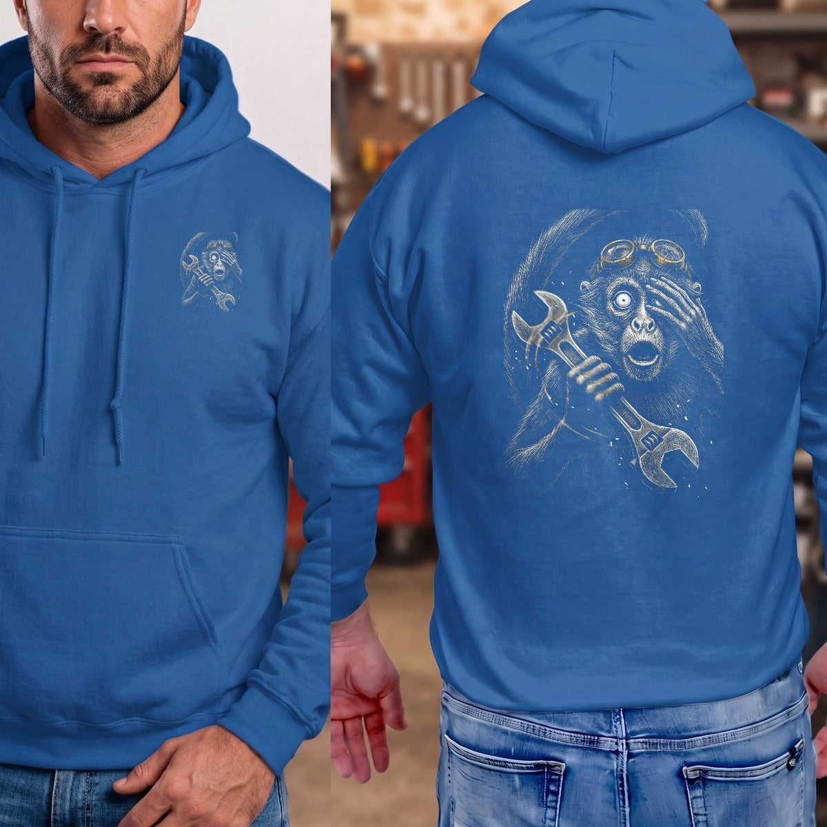 Royal | Left Chest + Back