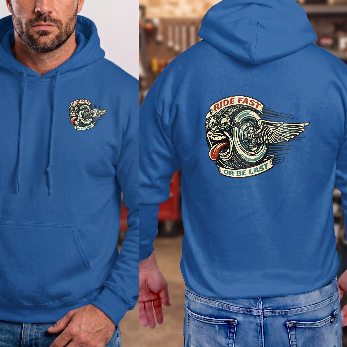 Royal | Left Chest + Back