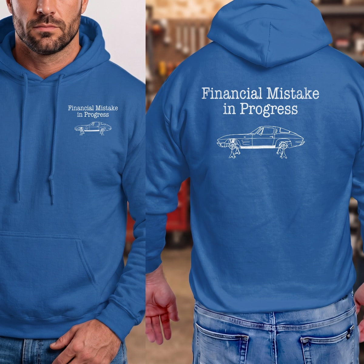 Royal | Left Chest + Back