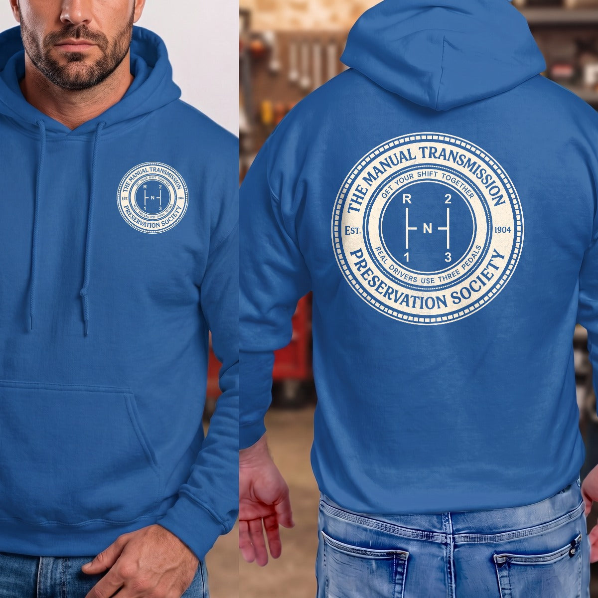 Royal | Left Chest + Back