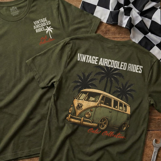 Military Green | Soft-Style Tee | Left Chest + Back
