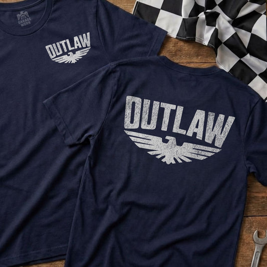 Navy | Soft-Style Tee | Left Chest + Back