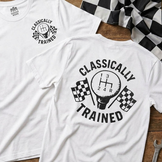 White | Left Chest + Back