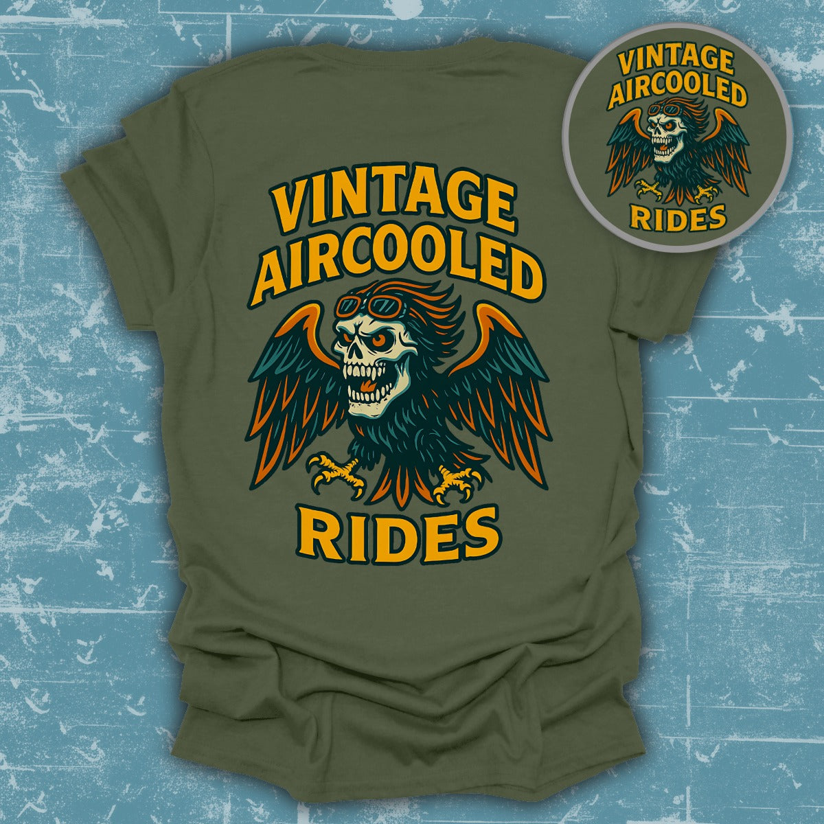 Vintage Aircooled Rides Graphic T-Shirt product