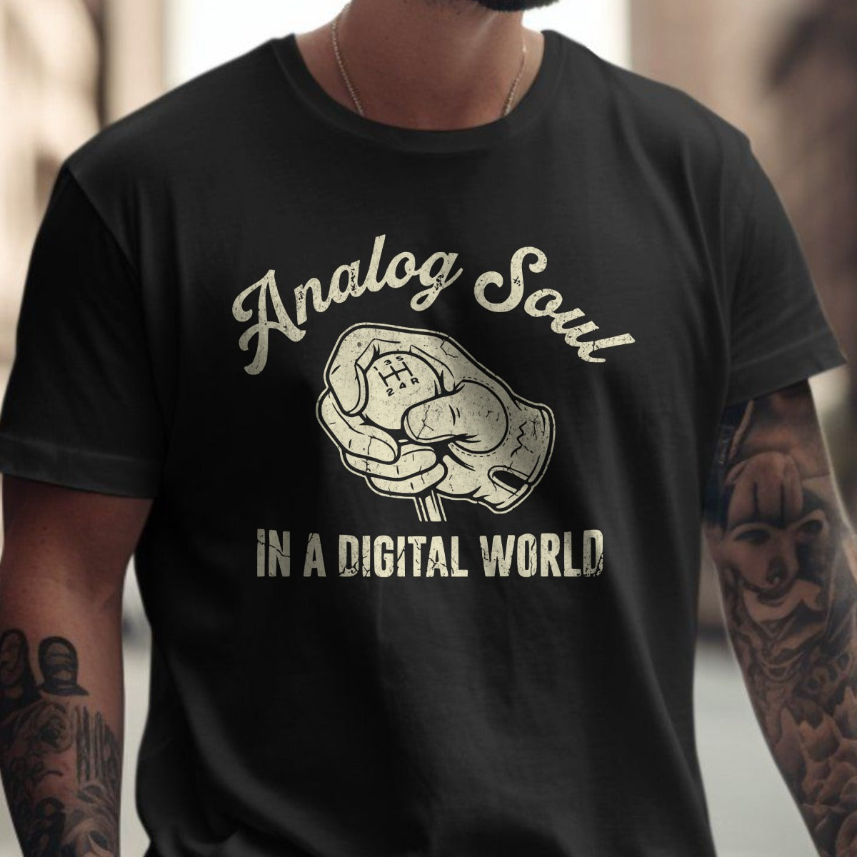 Analog Soul in a Digital World T-shirt