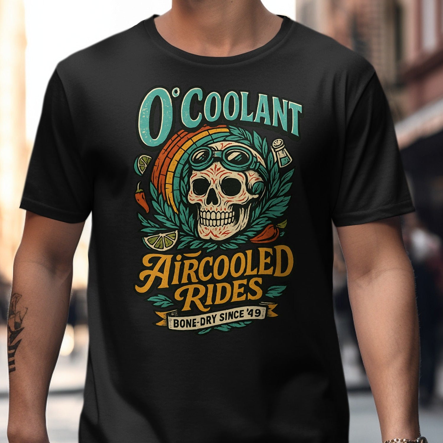 O'Coolant Aircooled Rides Graphic Black T-shirt product