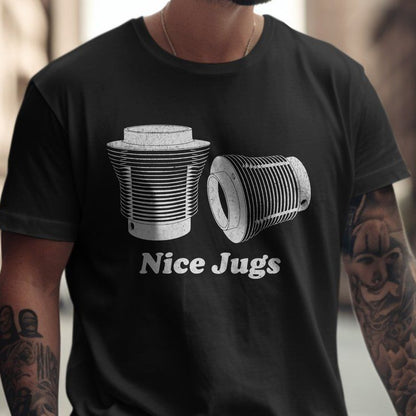 Humorous Nice Jugs Graphic Print Tee product