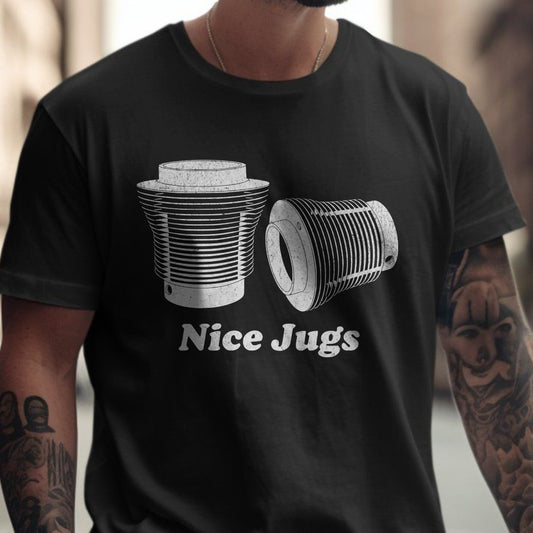 Humorous Nice Jugs Graphic Print Tee product