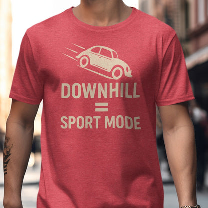 Downhill Equals Sport Mode Graphic T-Shirt product type