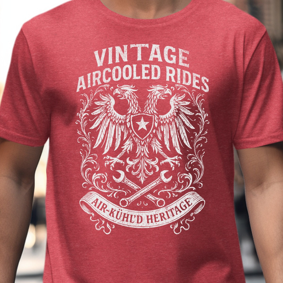 Vintage Aircooled Rides Air-Kuhld Heritage T-shirt