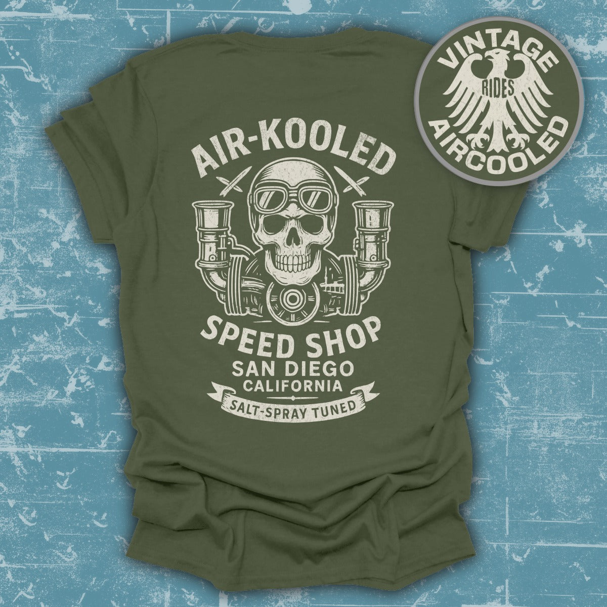 Vintage Air-Kooled Speed Shop T-shirt product type