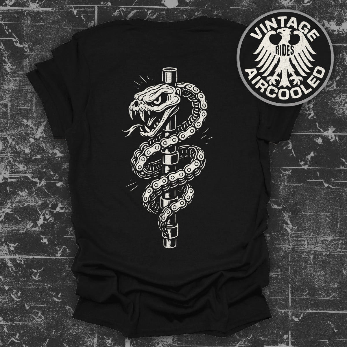 Vintage Aircooled Rides Snake Design T-Shirt product type