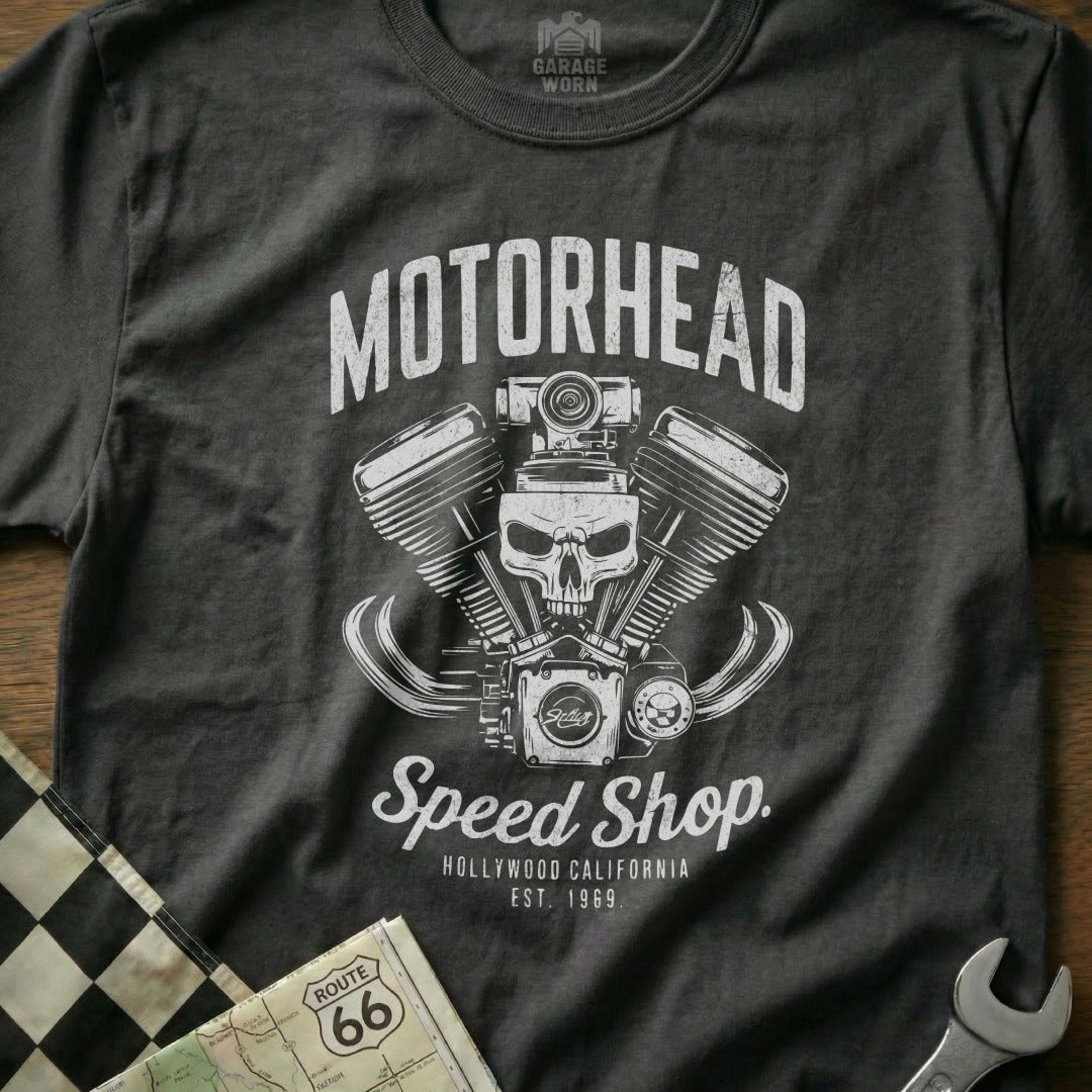 Motorhead Speed Shop Hollywood California Est. 1969 Shirt
