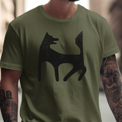 Graphic Tee with Artistic Animal Design T-Shirt product