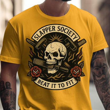Slapper Society Beat It To Fit Yellow Shirt Product