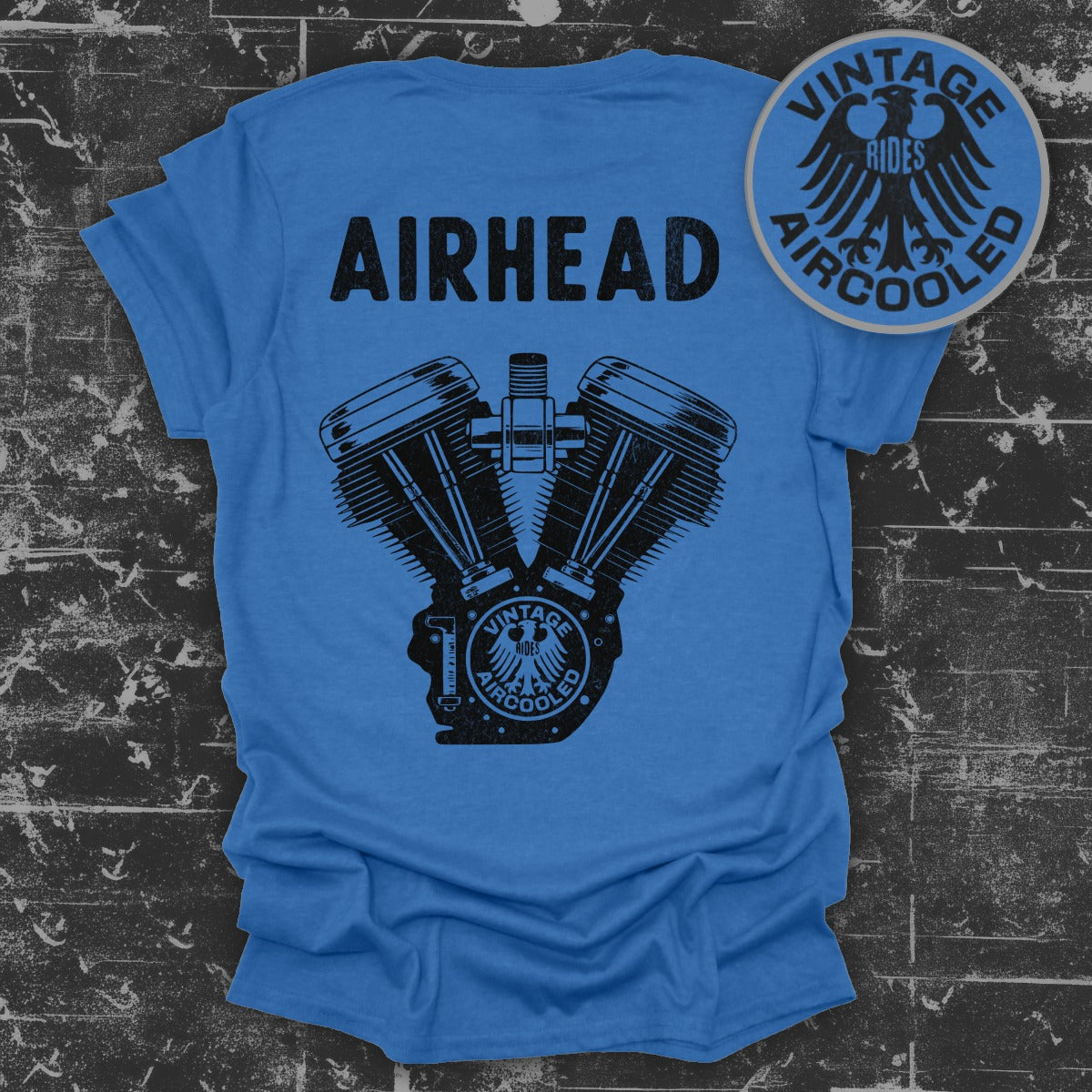 Vintage Airhead Aircooled Engine Graphic Tee product type