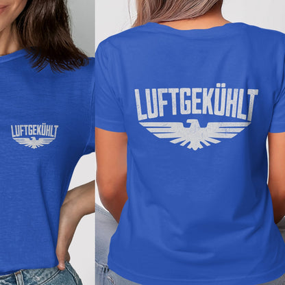 LUFTGEKÜHLT Blue Graphic Tees with Eagle Logo product