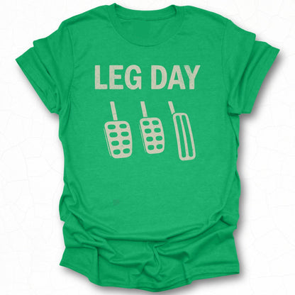 Fun Leg Day Graphic Casual Wear T-shirt for Gym Fans