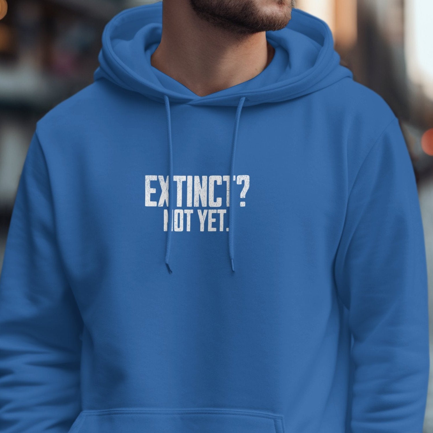 Extinct Not Yet Blue Unisex Hoodie product