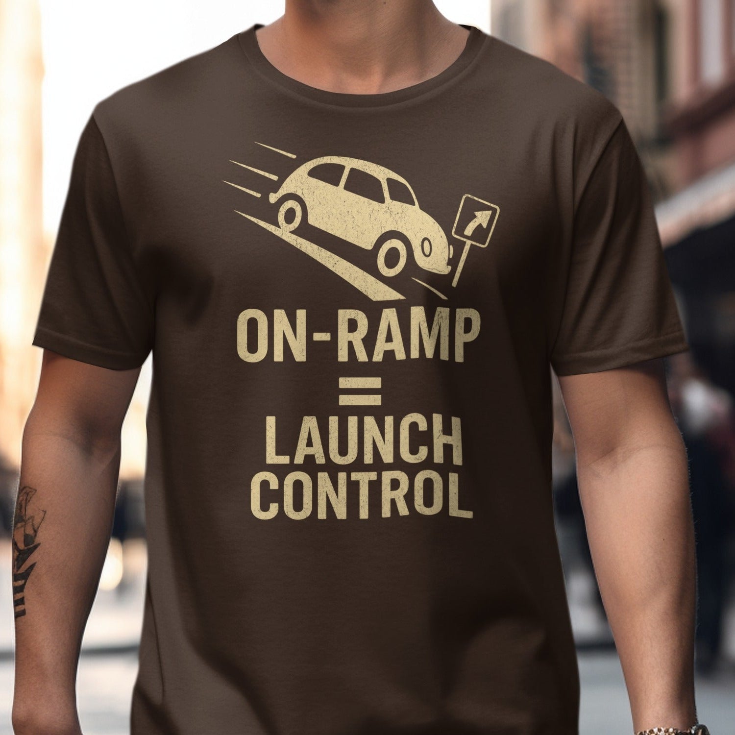 On Ramp Equals Launch Control Graphic T-shirt product