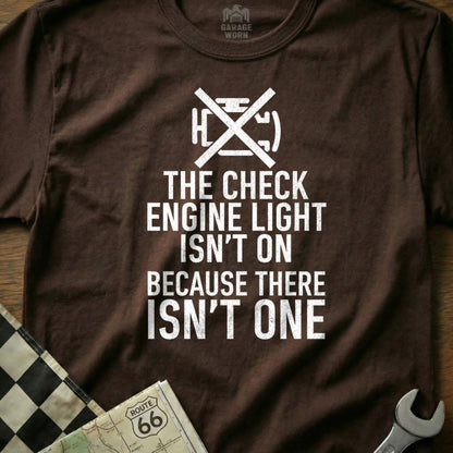 The Check Engine Light Isn't On Because There Tee
