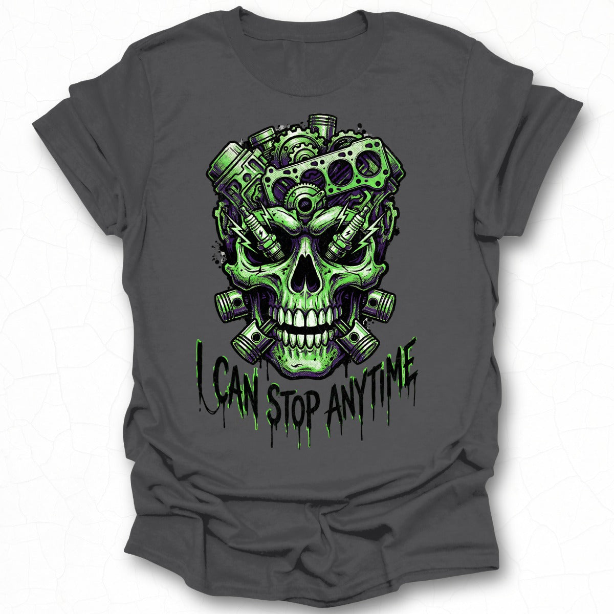 I Can Stop Anytime Skull Graphic Tee product