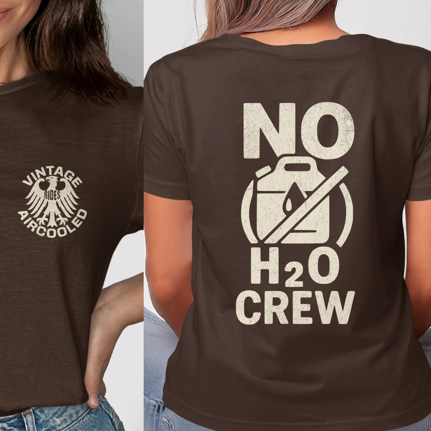 Vintage Air Cooled No H2O Crew T-shirt product