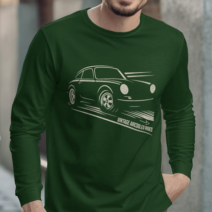 Vintage Racing Car Design Long Sleeve Shirt product type