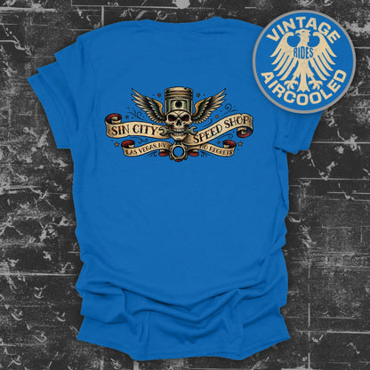 Sin City Speed Shop Las Vegas NV Vintage Rides Shirt
