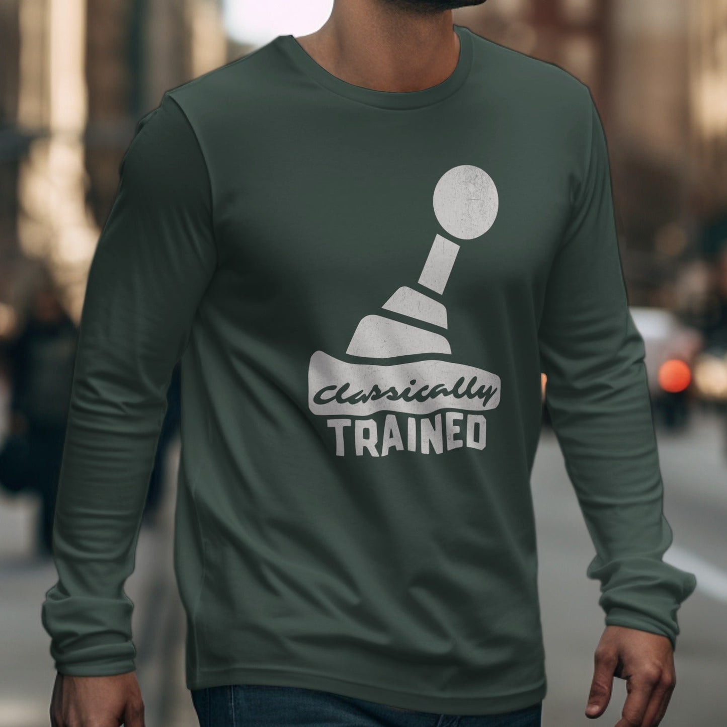 Classically Trained Graphic Long Sleeve Shirt