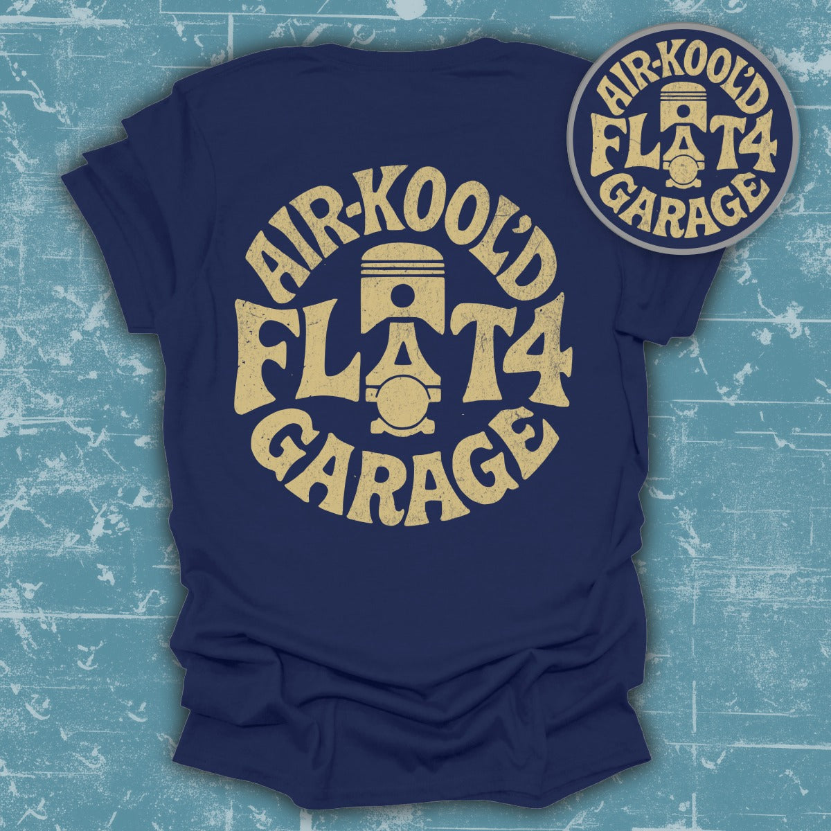 Air-Kool'd Flat 4 Garage Graphic Tee Shirt product